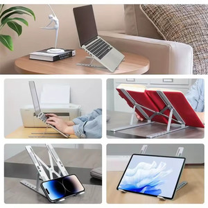 <span class=keywords><strong>Support</strong></span> pour ordinateur portable en alliage d'aluminium, <span class=keywords><strong>support</strong></span> portable pour ordinateur portable avec réglage de l'angle, supports de table - Product Image 6