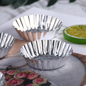 Pastelería hinese de 50ml para llevar en casa, mini sartenes de aluminio para postres y pudín, precio actory - Product Image 3