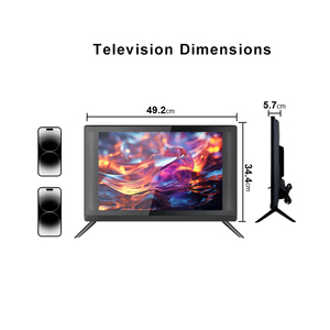 Téléviseur HDTV de cuisine 22 pouces 12V, écran plat LED LCD 19 24 26 28 pouces avec résolution WXGA 720p et fréquence de rafraîchissement de 60Hz - Product Image 3