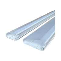 Tube en acrylique PC opale blanc de marque LS, diffuseur en plastique extrudé pour éclairage LED/fluorescent, service de découpe personnalisé CN/GUA