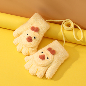 Simpatici <span class=keywords><strong>guanti</strong></span> <span class=keywords><strong>per</strong></span> bambini in Nylon a maglia termica invernale con Design animale - Product Image 6