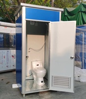 Cabine de toilette portable recyclée, préfabriquée, super abordable, salle de bain publique extérieure, toilette mobile
