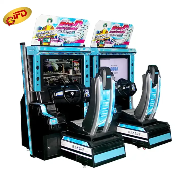 IFD Coin Mounted Racing Game Machine Indoor Simulation Cockpit Arcade Racing Game Machine