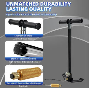 PCP 30mpa 4500psi pompa manuale a quattro livelli adatta per Pcp pistola ad aria compressa pistola per Paintball Hpa serbatoio Gas pneumatico Rifile pompa - Product Image 6