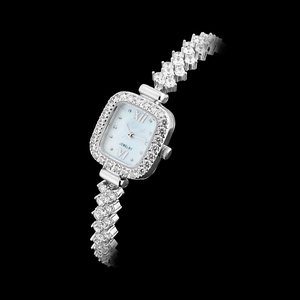 Reloj de Lujo ODM OEM con Logotipo Personalizado, Zirconia, Diamantes, Cuarzo, Caja de Latón, Esfera de Cristal Mineral, Resistente al Agua 3BAR, Estilo Ejecutivo y Elegante - Product Image 5