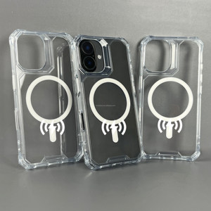 Sang Trọng Trong Suốt Trường Hợp Điện Thoại Cho Iphones 17 16 15 14 13 Máy In UV Trường Hợp Điện Thoại Rõ Ràng Tùy Chỉnh Nam Châm Bán Buôn Tùy Chỉnh Di Động Trường Hợp - Product Image 4