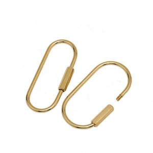 Porte-clés en laiton durable avec fermoir à vis, design personnalisé pour hommes et femmes, style simple, porte-clés de voiture - Product Image 4