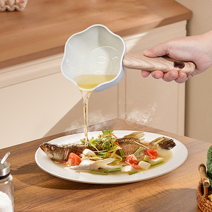 Olla para leche de piedra Maifan con forma de manzana de 12.5 cm, sartén antiadherente para cocinar comida para bebés - Product Image 5