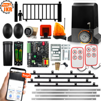 Kit de Sistema de Puerta Corredera Deslizante con WiFi, Capacidad de 600 kg a 2000 kg, Incluye Panel de Control, Modo de Ciclo de un Solo Botón