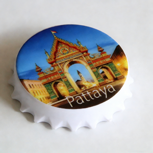 ที่เปิดขวดแม่เหล็กติดตู้เย็นลายพิมพ์ UV โลโก้สั่งทำขายส่ง ของที่ระลึกสำหรับนักท่อง<span class=keywords><strong>เที่ยว</strong></span>เมืองพัทยา ประเทศไทย - Product Image 3