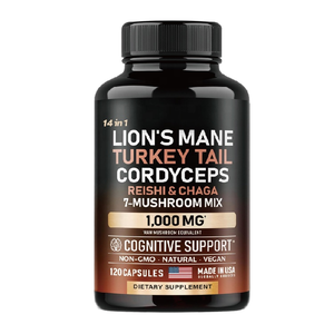 Complejo de Hongos Orgánicos: Mezcla de Melena de León, Cola de Pavo, Chaga, Cordyceps, Reishi, Maitake, Shiitake y Tremella para Mejorar la Inmunidad en Adultos - Product Image 1
