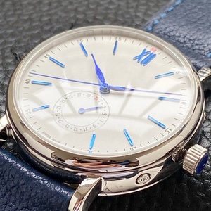 Montres mécaniques très vendues - Design tendance, haute qualité, style simple et élégant, bracelets bleus - Product Image 6
