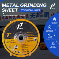 Disque de meulage abrasif T27 de 7 pouces TIANPENG, vente directe usine, pour meuleuse d'angle en acier inoxydable, coupe, élimination de la rouille, soudure