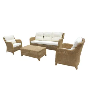 Wicker Chair Luxury Woven Rattan Wicker Sofa Patio Rattan Sofa Outdoor Furniture