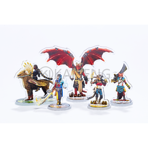 Tùy Chỉnh In Thiên Thần Anime Thân Thiện Với Môi Nhựa Acrylic UV In Bàn Hình Standee Cho Dungeons & Dragons RPG Trò Chơi - Product Image 4