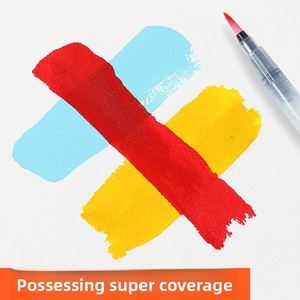 Los Mejores Materiales <span class=keywords><strong>Escolares</strong></span>, Pintura de Acuarela Metálica, Juego de Pinturas de Acuarela en Pastel, Pintura Artística al por Mayor, Juego de Pinturas de Acuarela de 12 Colores - Product Image 2