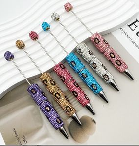 Bolpoin berlian imitasi penutup penuh Bling pena manik-manik perhiasan DIY kreatif hadiah kantor sekolah Promosi - Product Image 2