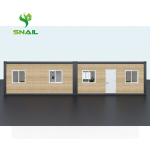 20ft & 40ft ốc phẳng gói vận chuyển <span class=keywords><strong>container</strong></span> hai phòng ngủ prefab nhà với thép và bánh sandwich Bảng điều khiển vật liệu cho khách sạn trại - Product Image 5