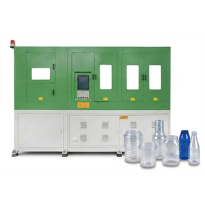 Machine de soufflage par injection automatique monophasée de précision à servomoteurs HGY50-V3-EV pour PVC/PET/HDPE/PS haut de gamme - Product Image 1