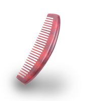 Braded Easy Combs Grau Konischer Kamm Rohmaterial Self Sefense Nachhaltiger Denman 3-reihiger Highlighying für Baleyage Locs Retwist