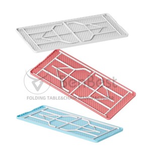 Hoge Kwaliteit 6ft Witte Opvouwbare Eettafel Draagbaar En Lang-Voor Boerderij Appartement School En Hotel Gebruik - Product Image 3