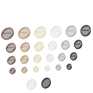 Aérations en plastique à clipser pour meubles, trous de ventilation pour armoires, placards, tiroirs, fixation murale, design moderne et simple, détachable - Product Image 1
