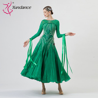 B-22269 personnalisé nouvelle robe de danse de salon standard international robes de danse de salon en soie perlée de haute qualité à vendre