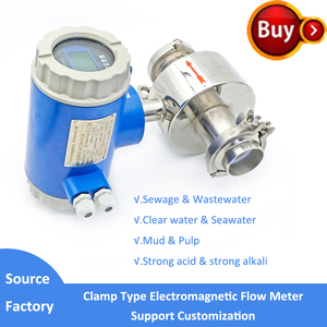 Thượng Hải jishen Tích hợp điện từ đo lưu lượng 4-20mA dn150 dn2000 lỏng nước thải lưu lượng kế - Product Image 3