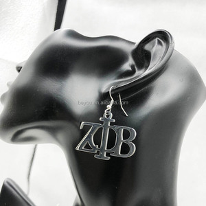 Collier pendentif femme en acier inoxydable de haute qualité Style classique Alpha <span class=keywords><strong>Kappa</strong></span> Delta Zeta IVY pour motif de plante cadeau - Product Image 5
