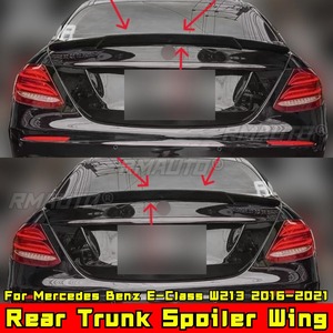 Car Rear <b>Trunk</b> Spoiler Wing Roof Spoiler Roof Wing Body Kit for Mercedes Benz E-Class W213 2016-2021 Car Accessories - Product Image 3