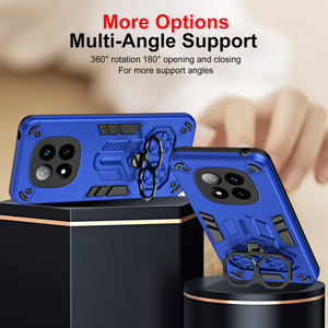 Funda para teléfono móvil para <span class=keywords><strong>Xiaomi</strong></span> 15 Ultra <span class=keywords><strong>Redmi</strong></span> <span class=keywords><strong>Note</strong></span> 14 <span class=keywords><strong>13</strong></span> Lite 12 Pro + Plus a prueba de golpes 360 con anillo de mango - Product Image 4