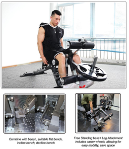 Maquinaria de gimnasio W1103 +, accesorio de extensión de pierna multifuncional para rizos de piernas, para uso doméstico, Banco de entrenamiento de fuerza de gimnasio - Product Image 3