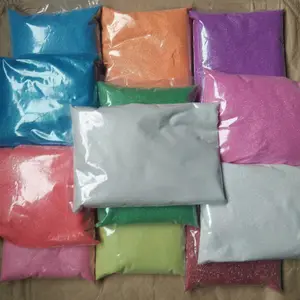Bulk Iridescence PET Glitter Powder 1/128 Fine Glitter Powder