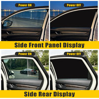Film intelligent PDLC prédécoupé pour vitres de voiture, film de confidentialité électrique commutable, design à intensité variable par télécommande