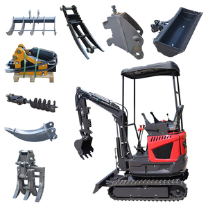 Mini-excavatrice 1,5T, trancheuse, moteur diesel Yanmar, chenilles, pompe à moteur PLC, forte puissance de creusement, certifiée CE ISO EPA, godet de 0,028 m³ - Product Image 2