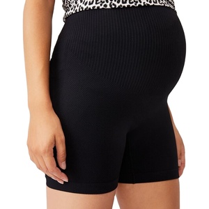 Incroyablement confortable toute la journée et soutenu contrôle sans couture de <span class=keywords><strong>maternité</strong></span> shorts de mise en forme <span class=keywords><strong>bermuda</strong></span> tissu extensible dans les 4 sens - Product Image 1