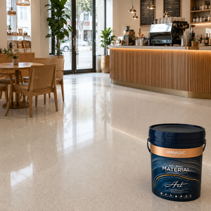 Piso de Terrazo Epóxico de Lujo, Impermeable, Resistente al Desgaste, Pintura para Pisos de Arena Coloreada, Revestimiento de Piso Comercial Moderno para Showroom - Product Image 1