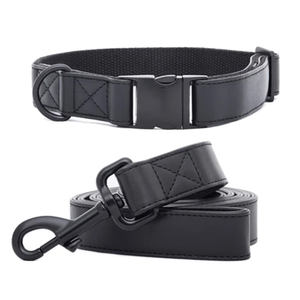 Disesuaikan Grosir Kualitas Tinggi Buatan Tangan Kulit Kerah Anjing dan Tali Anjing Kulit Hewan Peliharaan Kerah Kulit Anjing - Product Image 4