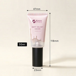 Emballage cosmétique en tube souple 30 ml, tubes en plastique personnalisés pour fond de teint avec pompe sans air, tube en plastique vide pour sérum, tube pour crème <span class=keywords><strong>gel</strong></span> - Product Image 2