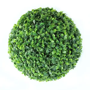 UV Protected Eco-Friendly Faux Plants Decorative Grass Balls Artificial Boxwood Balls Topiary