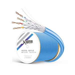 Câble réseau Cat8 de haute qualité SSTP, fabricant SIPU, OEM, durabilité, gaine en PVC, longueur 305m, conducteur CCA, <span class=keywords><strong>fibre</strong></span> OM3 - Product Image 3