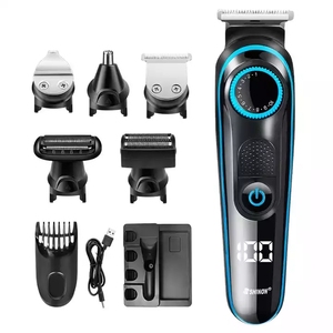 Cortapelos 5 en 1, Recortador de Vello Corporal, Afeitadora, Cortadora de Barba, Recortador de Bigote, Cortapelos Inalámbrico para Hombre, Recortador de Vello Nasal y de Orejas - Product Image 1