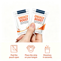 Stock USA Expédition Rapide Comprimés de Caféine Extra Forte 200mg 100mg 50mg pour la Concentration et la Précision, Film Dissolvant Oral Lyophilisé Sauvage