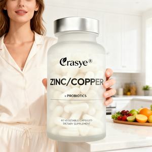 EUR US obral besar OEM/ODM <span class=keywords><strong>Zinc</strong></span> & kapsul tembaga seng alami & suplemen tembaga untuk dewasa meningkatkan energi & kesehatan sendi - Product Image 1