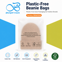 Sacs en papier biodégradables écologiques avec logo personnalisé, emballages en papier glassine semi-transparent pour vêtements, plastique recyclable