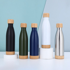500Ml Double Paroi Vide En Acier Inoxydable <span class=keywords><strong>Cola</strong></span> Forme Bouteille D'eau Isolé Double Paroi Thermos Flacon - Product Image 5