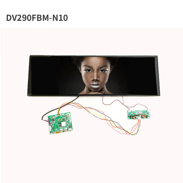 Custom Size Inch Supermarket Shelves Stretch bar Shaped Display Lcd Advertising Screen Shelf Stretched bar Type Lcd Displays