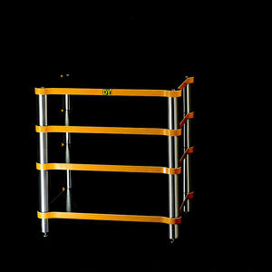DY-08 amplificateur de puissance de haut-parleur <span class=keywords><strong>HiFi</strong></span> étagère de support de haut-parleur équipement d'amplificateur amortisseur projecteur étagère en bois massif - Product Image 2