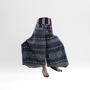 Pantalones inspirados en Naga Relax Fit, lona transpirable, cintura elástica, moda urbana versátil para ocio informal, servicio OEM disponible - Product Image 2
