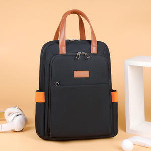 Sac à dos d'ordinateur portable personnalisé pour lycéens, imperméable, avec port USB, sac de voyage professionnel, doublure en polyester, filet, étudiants - Product Image 3